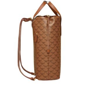 MCM HIMMEL DRAWSTRING BACKPACK IN LAURETOS COGNAC