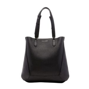 ALEXANDER MCQUEEN MANS THE GRIP EAST WEST TOTE BAG IN BLACK