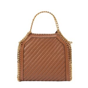 STELLA MCCARTNEY FALABELLA WOVEN TINY TOTE BAG