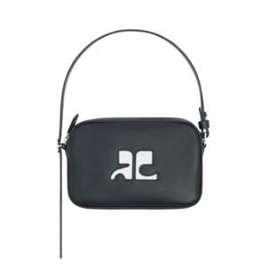 COURREGES SLIM LEATHER CAMERA BAG