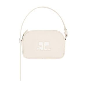 COURREGES SLIM LEATHER CAMERA BAG