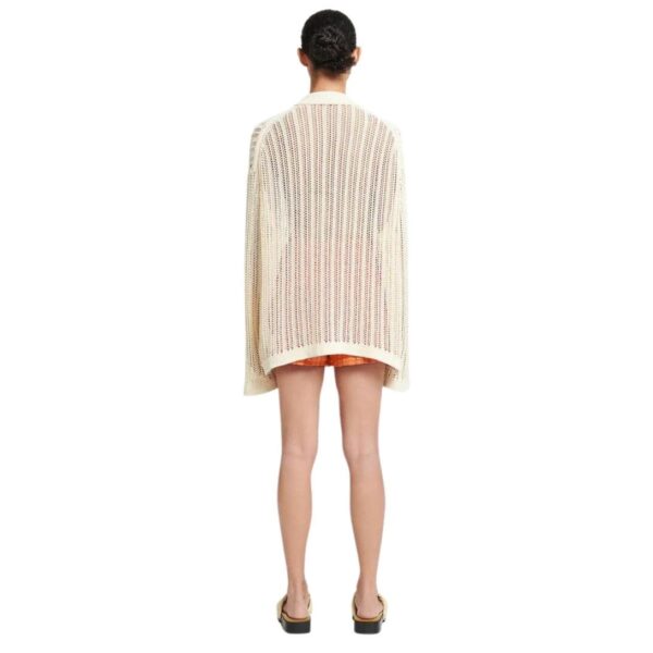 NANUSHKA JISKE CROCHET SHIRT WHITE - Image 6