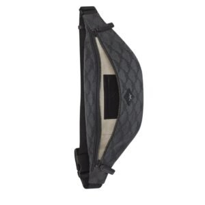 MCM HIMMEL BELT BAG IN LAURETOS JACQUARD GREY