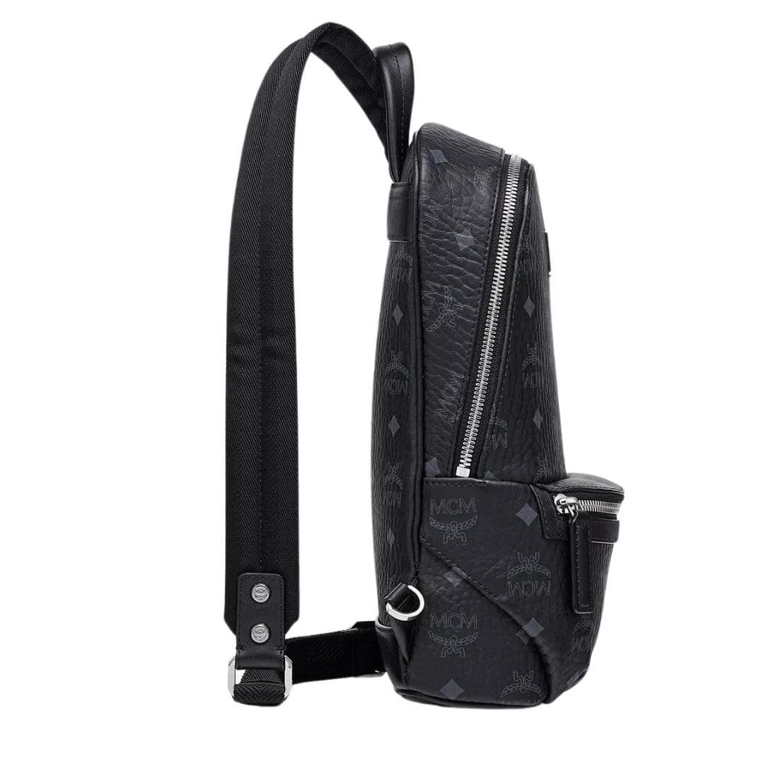 MCM AREN SLING BAG IN VISETOS BLACK - Image 2
