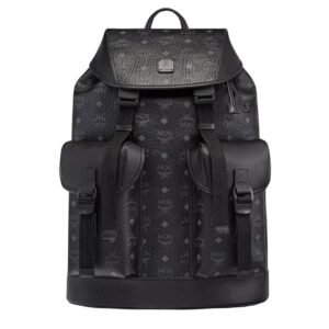 MCM BRANDENBURG BACKPACK IN VISETOS BLACK