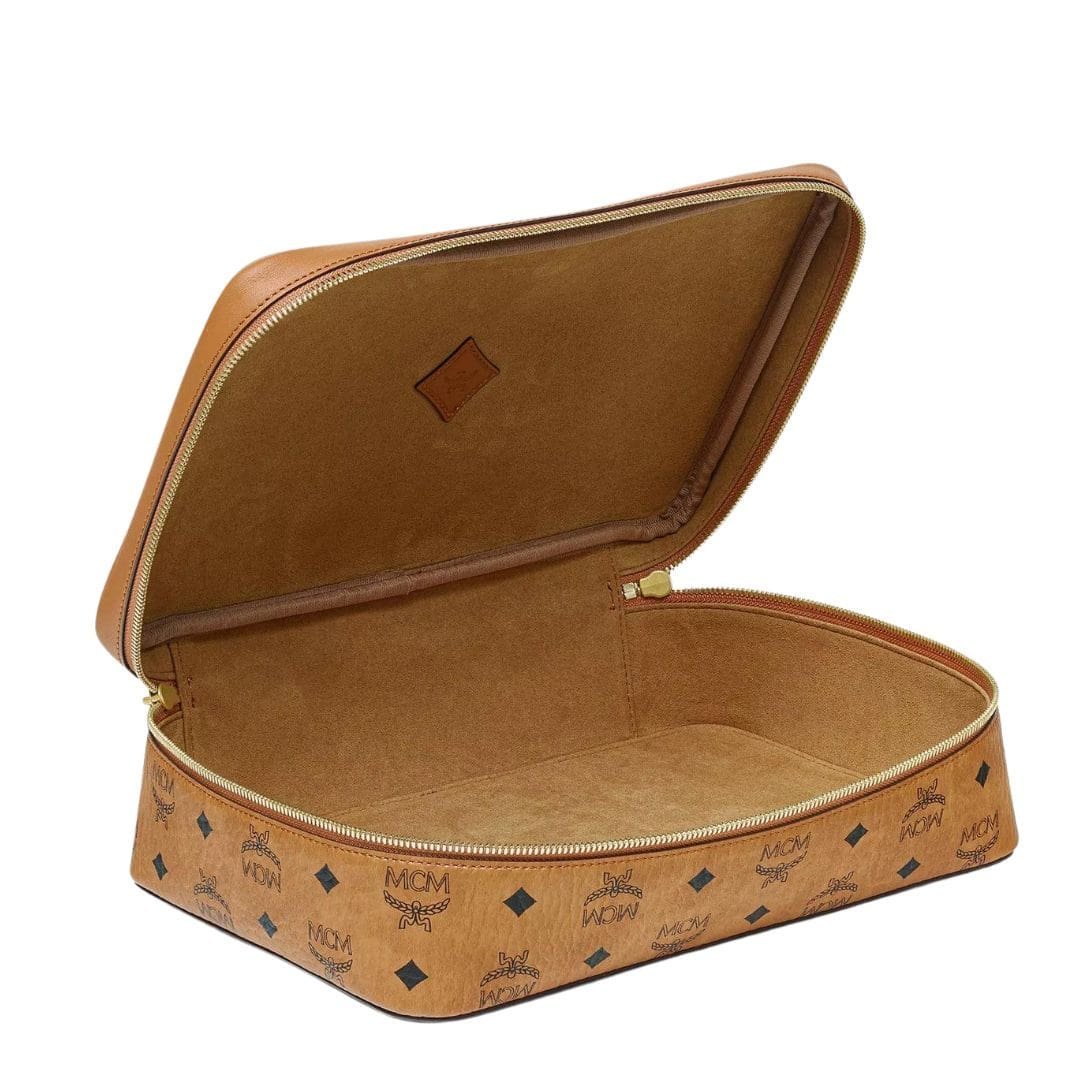 MCM SMALL OTTOMAR TRAVEL CASE IN VISETOS COGNAC - Image 3