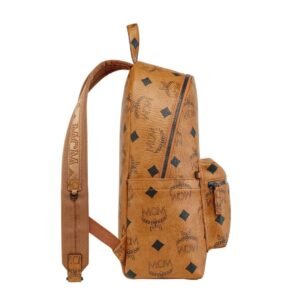 MCM STARK BACKPACK IN MAXI VISETOS COGNAC