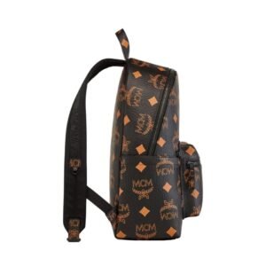 MCM STARK BACKPACK IN MAXI VISETOS BLACK