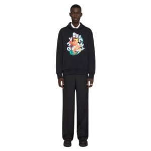 GIVENCHY PSYCHEDELIC BOXY FIT HOODIE IN FLEECE