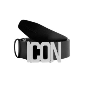 DSQUARED2 BE ICON PLAQUE BELT