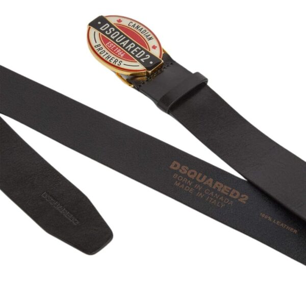 DSQUARED2 D2 CANADIAN BROTHERS PLAQUE BELT - Image 4