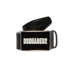 DSQUARED2 LOGO PLAQUE BELT