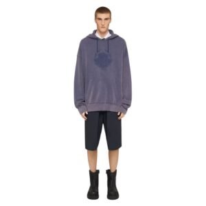 GIVENCHY SHADOW OVERSIZED HOODIE IN FLEECE