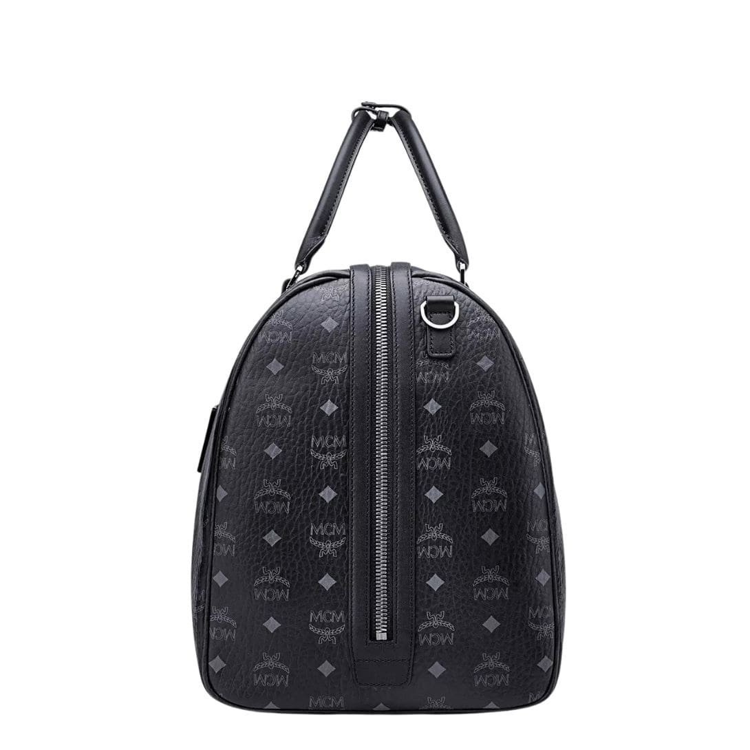 MCM OTTOMAR WEEKENDER BAG IN VISETOS BLACK - Image 2