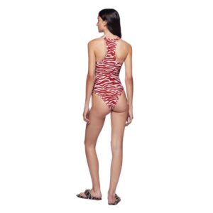 THE ATTICO RED AND MILK ONE PIECE