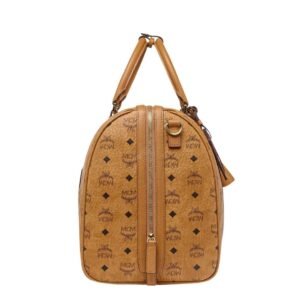 MCM OTTOMAR WEEKENDER BAG IN VISETOS COGNAC
