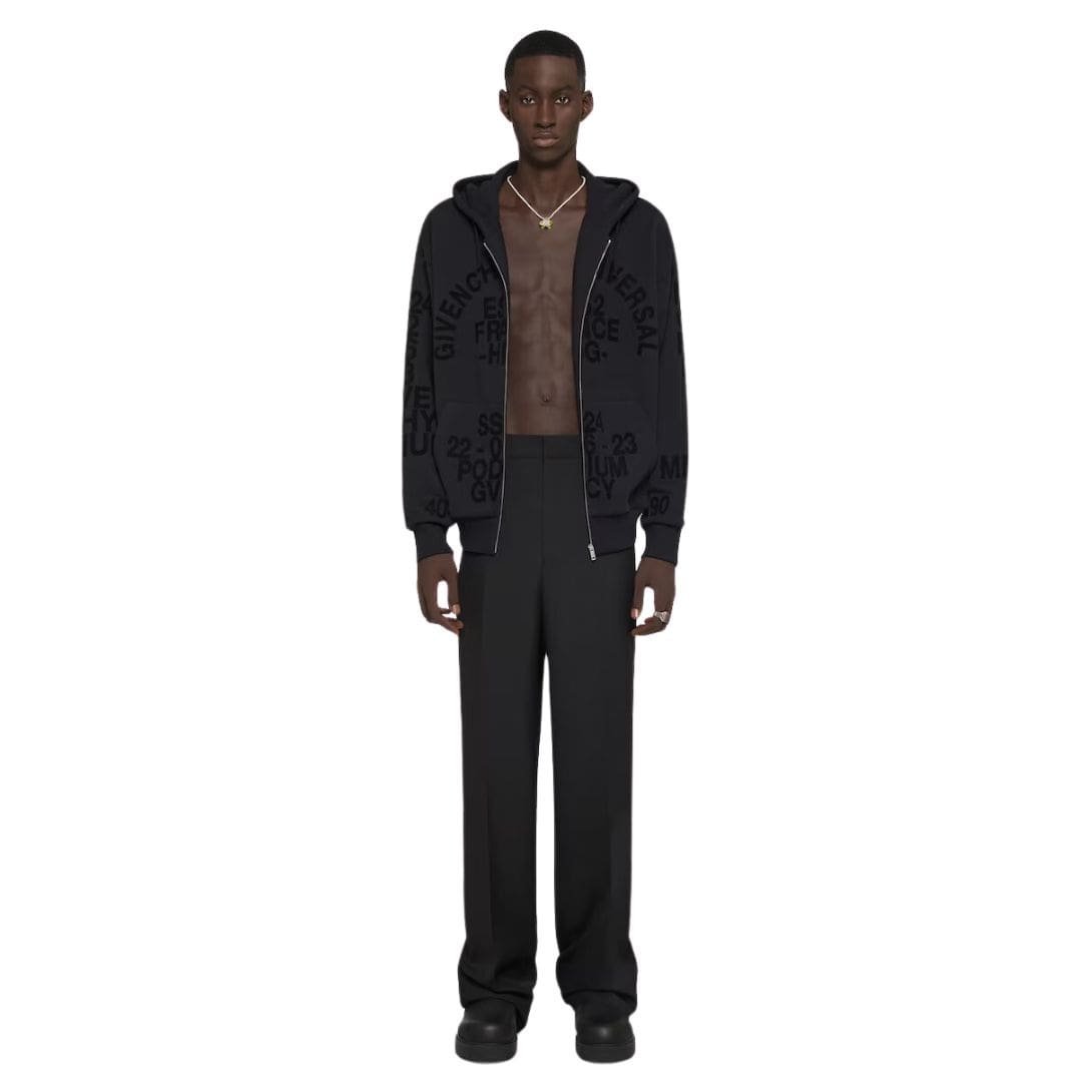 GIVENCHY ZIPPED HOODIE IN FLEECE - Image 2