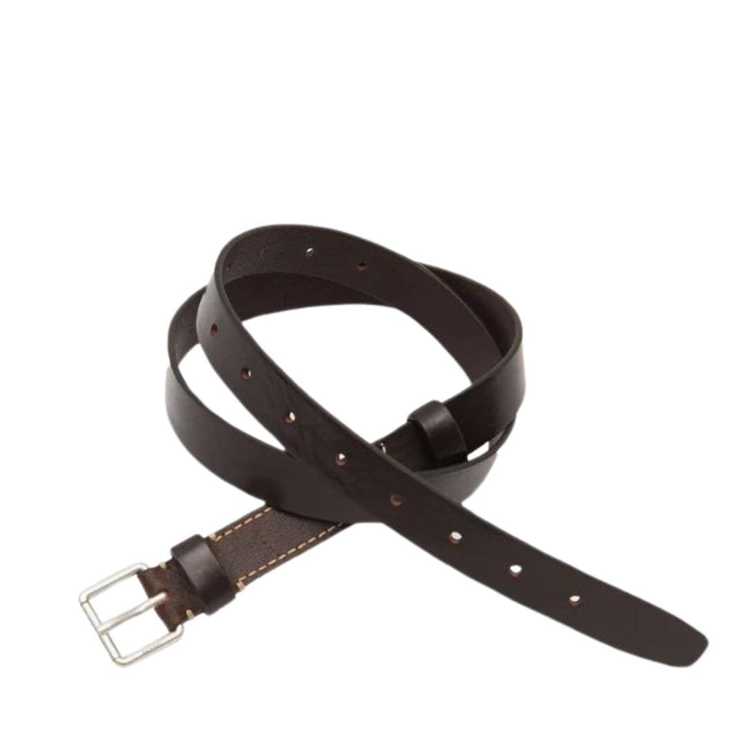 LA GARCONNE LEMAIRE MEN'S REVERSED BELT 25 — DARK BROWN - Image 3