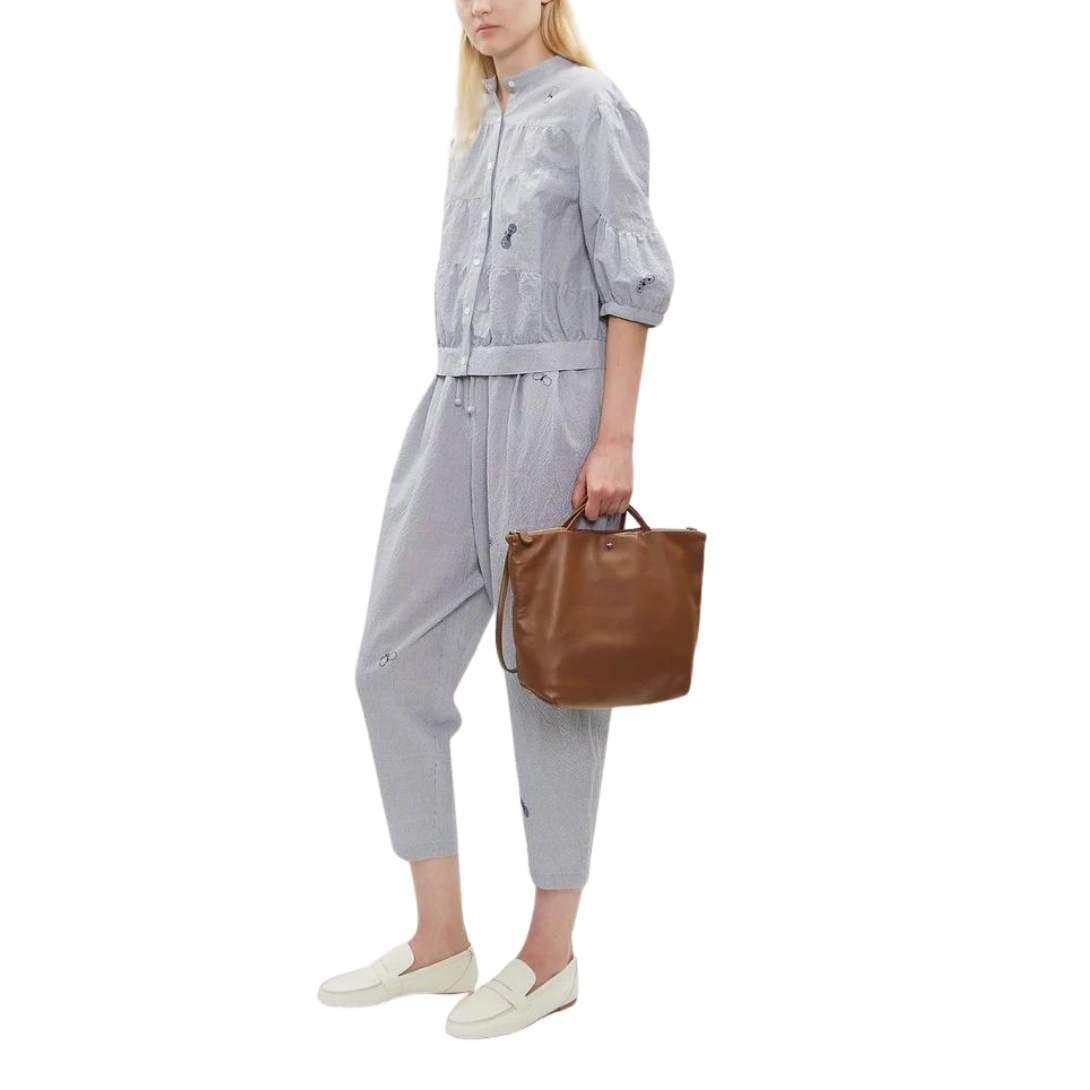 LA GARCONNE MINA PERHONEN KOSTEA TOTE — BROWN - Image 2