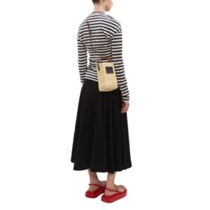 LA GARCONNE PLAN C STRAW BUCKET POCHETTE