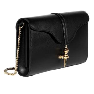 JOSEPH DUCLOS DIANE CLUTCH BAG IN LUMIERE LEATHER