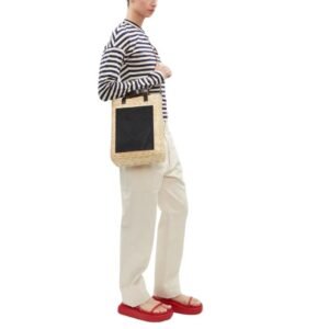 LA GARCONNE PLAN C STRAW MEDIUM SHOPPER