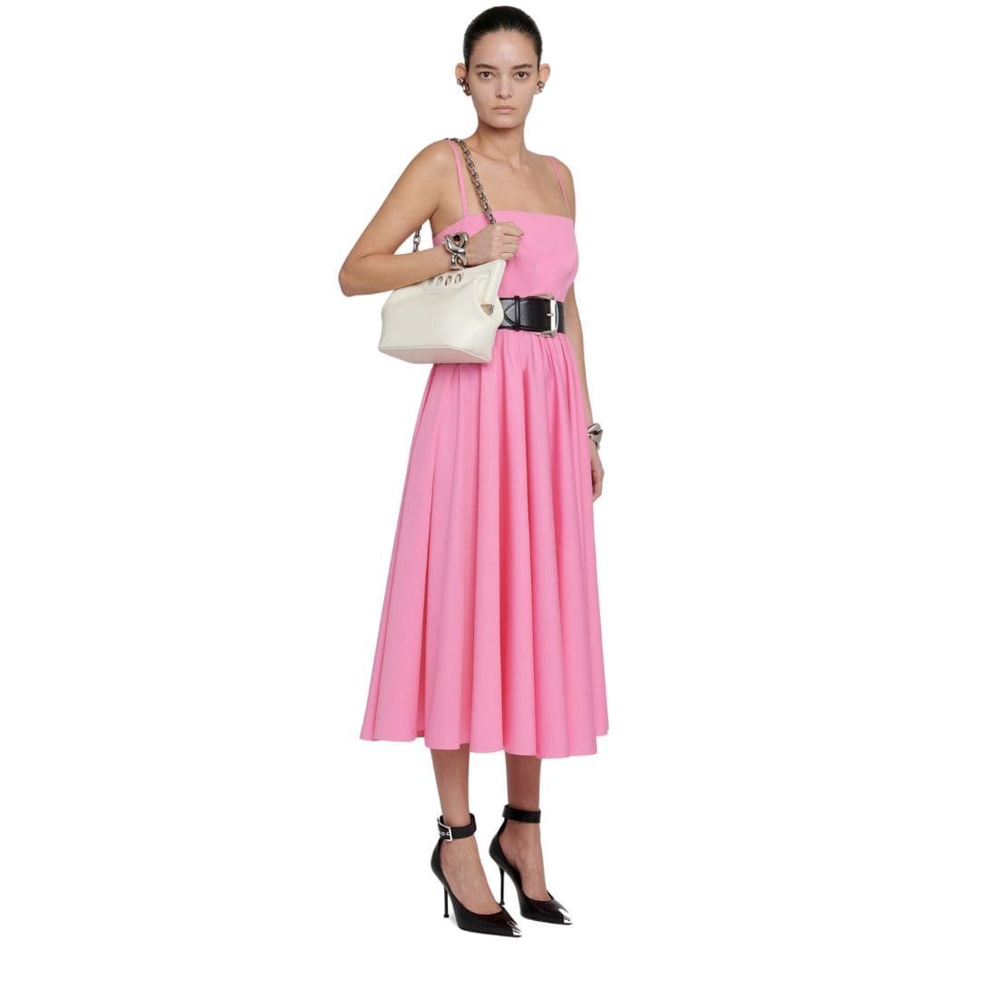 ALEXANDER MCQUEEN WOMENS THE PEAK BAG SMALL IN SOFT LVORY - Image 6