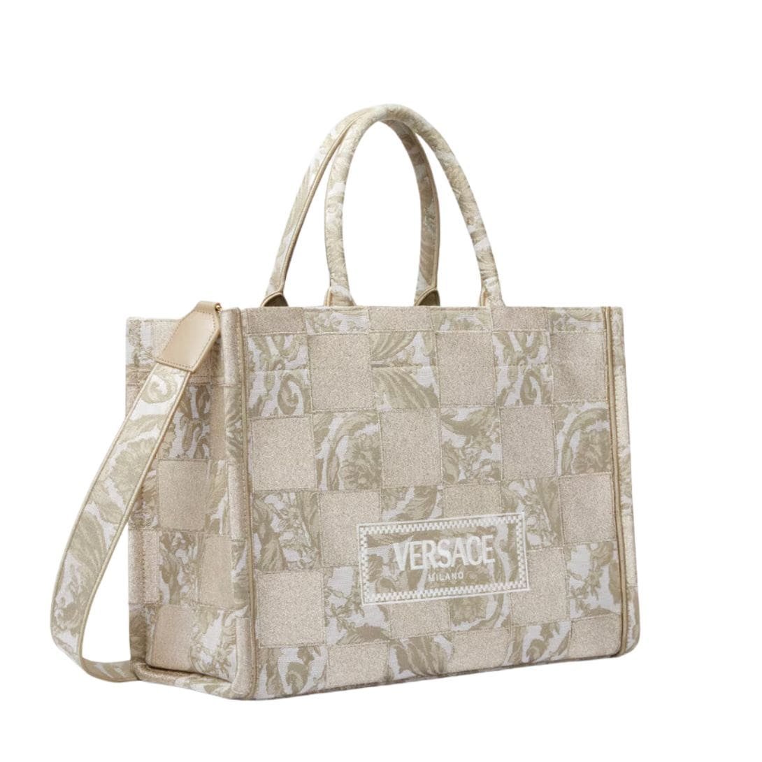 VERSACE CONTRASTO ATHENA TOTE BAG - Image 2