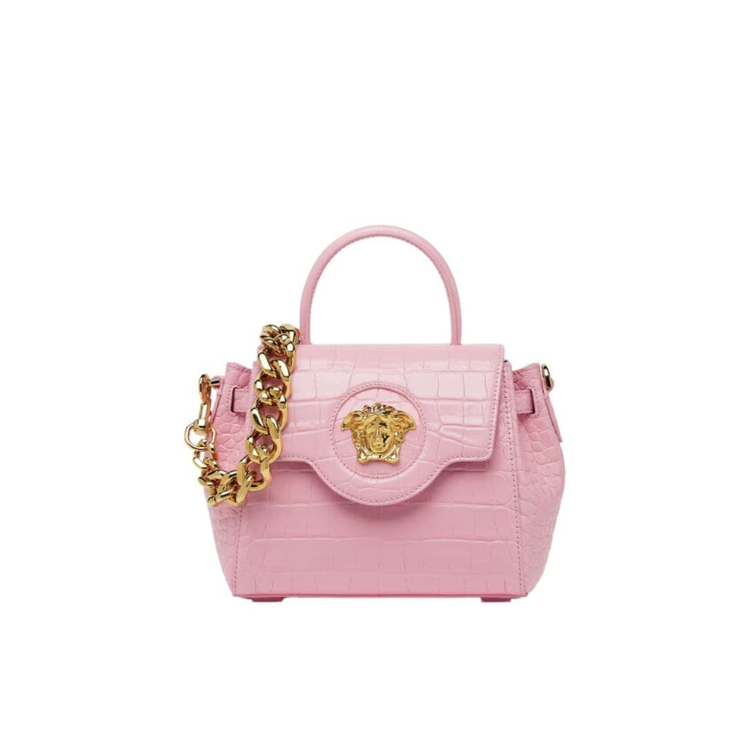 VERSACE CROC LA MEDUSA SMALL HANDBAG