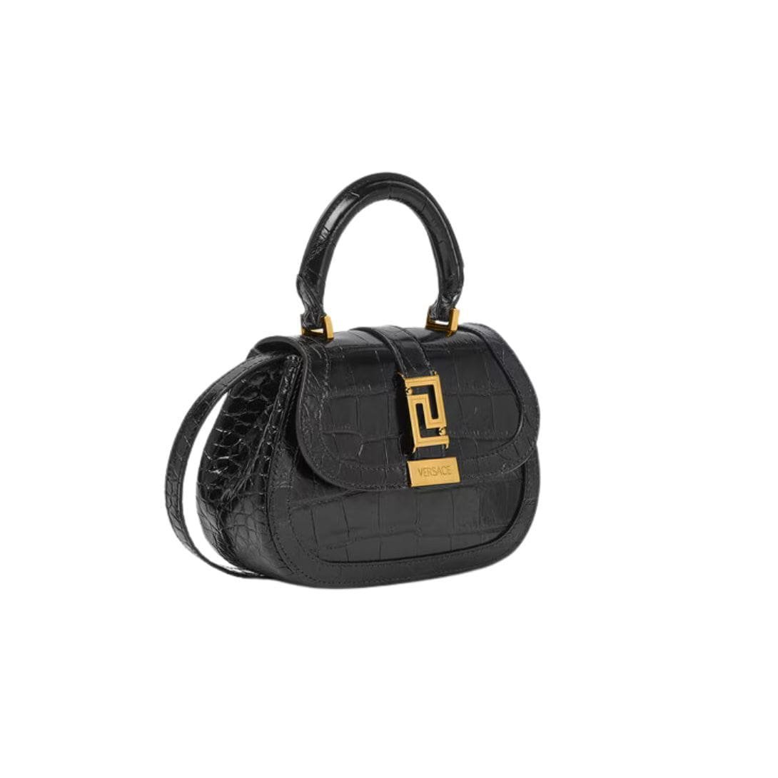 VERSACE CROC-EFFECT GRECA GODDESS MINI BAG - Image 2