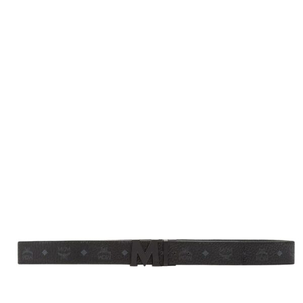 MCM CLAUS M REVERSIBLE BELT 1.75” IN VISETOS BLACK - Image 2