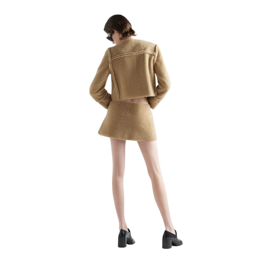 PRADA SHEARLING SKIRT - Image 2