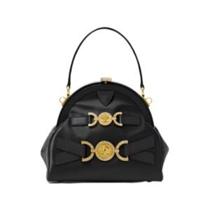 VERSACE CRYSTAL MEDUSA ’95 SATIN HANDBAG
