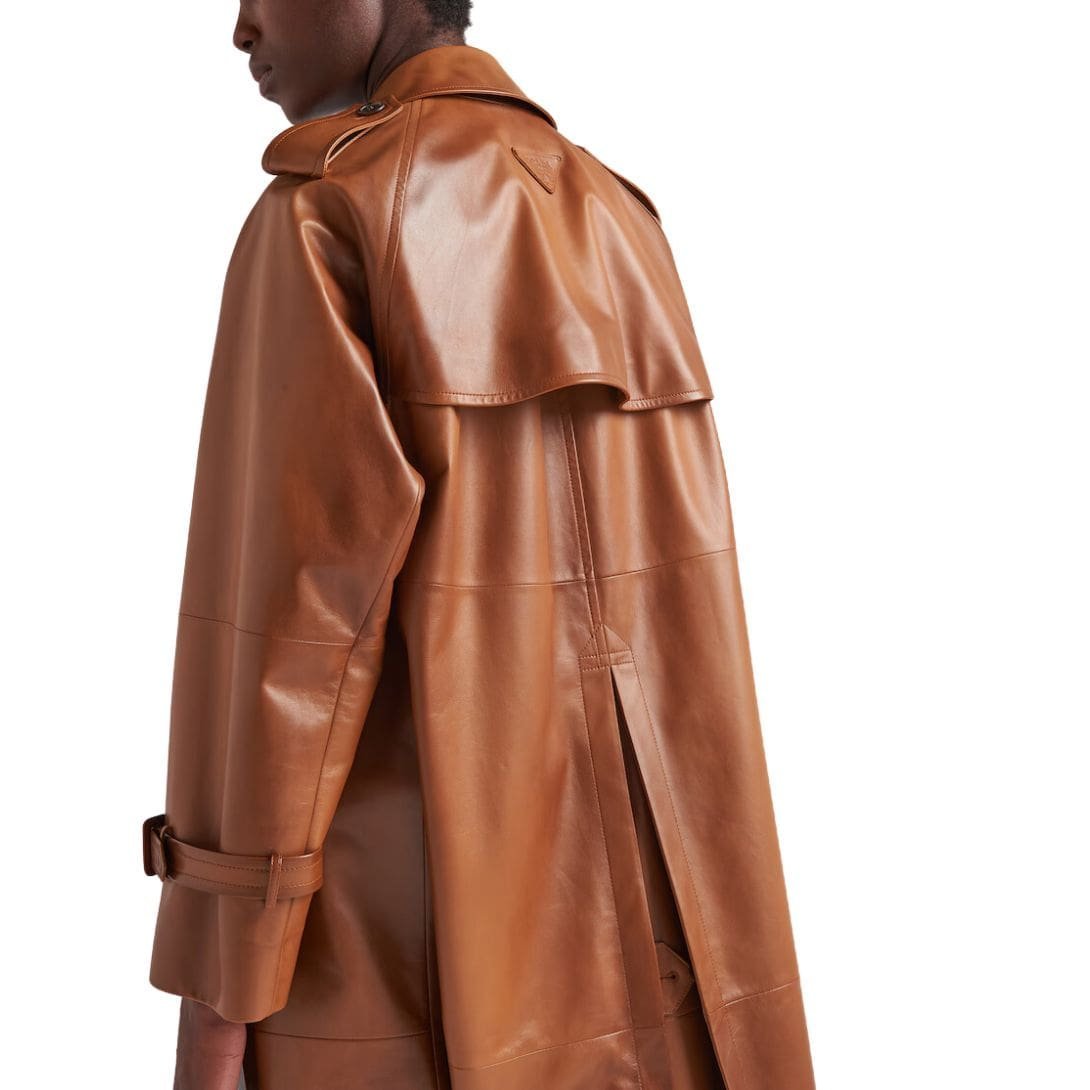 PRADA NAPPA LEATHER COAT - Image 5