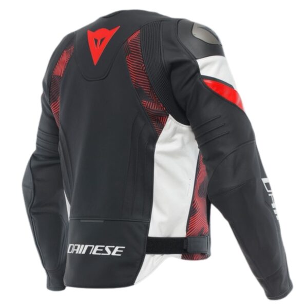 DAINESE AVRO 5 LEATHER JACKET RED - Image 2