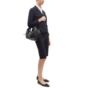 LA GARCONNE DRIES VAN NOTEN TWIST LEATHER BAG