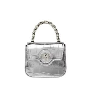 VERSACE LA MEDUSA METALLIC MINI BAG