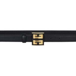 GIVENCHY 4G BELT IN LEATHER BLACK