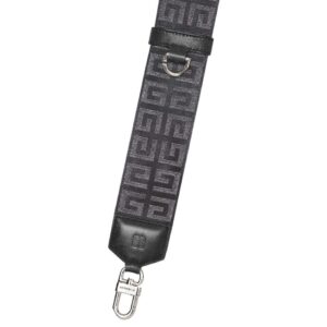 GIVENCHY STRAP IN 4G LUREX EMBROIDERY BLACK