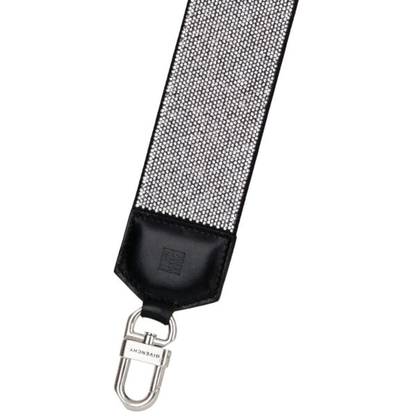 GIVENCHY STRAP IN LEATHER WITH STRASS BLACK - Image 2