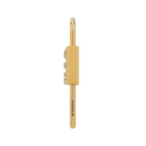 GIVENCHY SMALL 4G PADLOCK IN METAL WITH CRYSTALS GOLDEN YELLOW