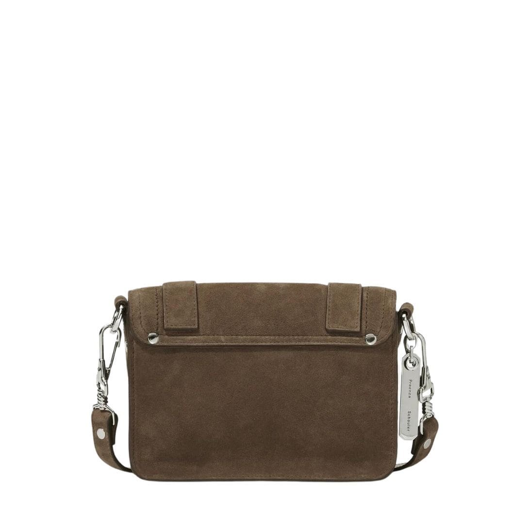 PROENZA PS1 MINI CROSBODY BAG IN SUEDE TEAK - Image 3