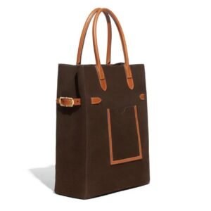 JOSEPH DUCLOS LECTOURE VERTICAL LEATHER TOTE
