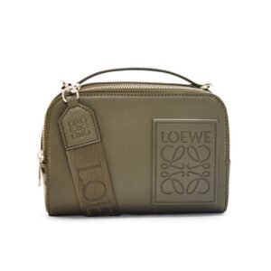 LOEWE MINI CAMERA SHOULDER BAG IN SATIN CALFSKIN