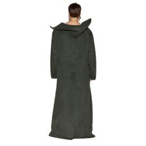THE ATTICO IVY GREEN LONG COAT