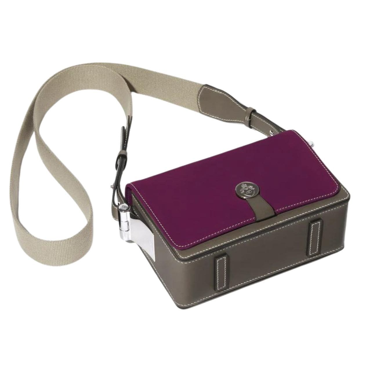 JOSEPH DUCLOS SAINT CLAIR LEATHER MESSENGER BAG - Image 3