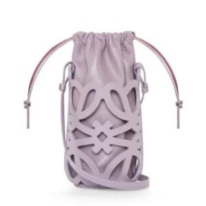 LOEWE ANAGRAM CUT OUT BAG IN CLASSIC CALFSKIN AND NAPPA