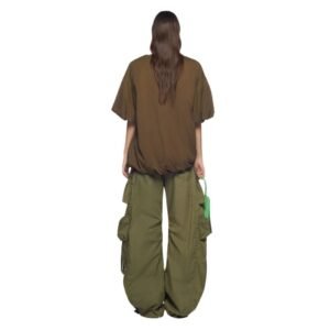 THE ATTICO FERN MILITARY LONG PANTS