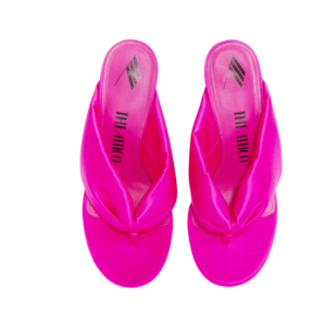 ”THE ATTICO”REM” FUCHSIA THONG SANDAL