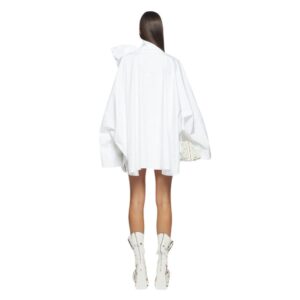 THE ATTICO ROONEY WHITE MINI SKIRT